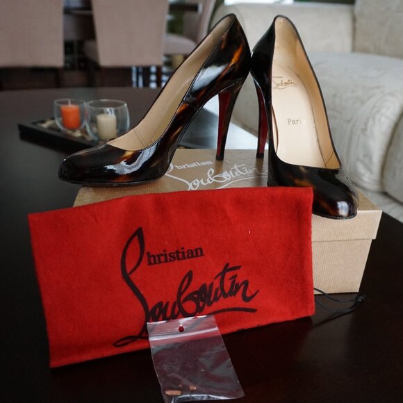 Christian Louboutin Shoes - AUTHENTIC Christian Louboutin Ron Ron 100 Glittart Calf